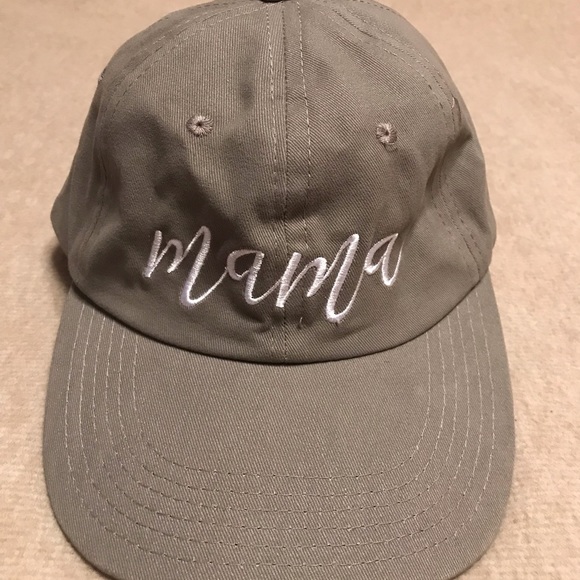 Mama Cap Hat classic 6 panel design w/ sweat-wicking support / adjustable close - Picture 14 of 16